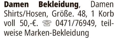 Anzeige