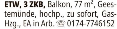 Anzeige